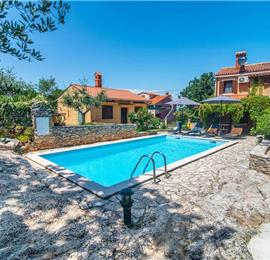 3 bedroom villa with pool near Pula, sleeps 6
